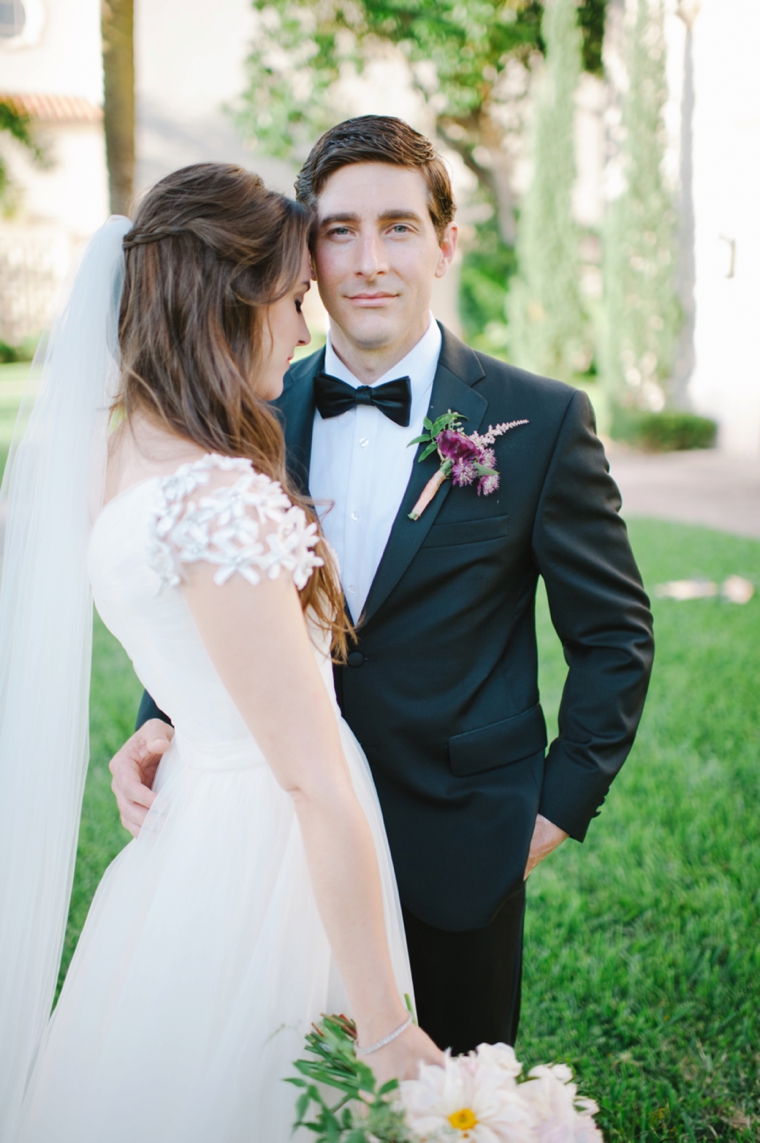 A Romantic Burgundy and Blush Wedding via TheELD.com