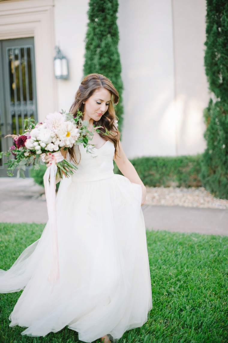 A Romantic Burgundy and Blush Wedding via TheELD.com