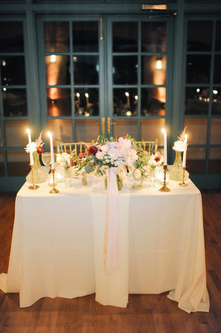 A Romantic Burgundy and Blush Wedding via TheELD.com