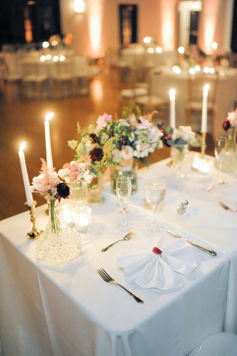 A Romantic Burgundy and Blush Wedding via TheELD.com