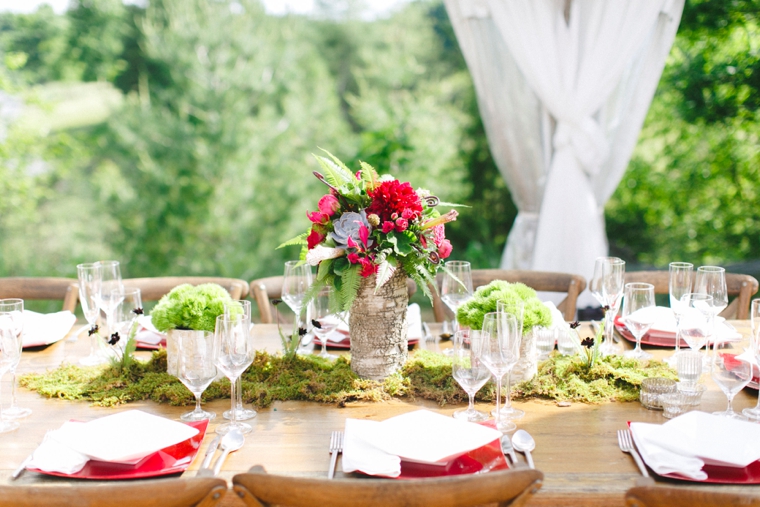 An Eclectic & Unique Red Wedding via TheELD.com