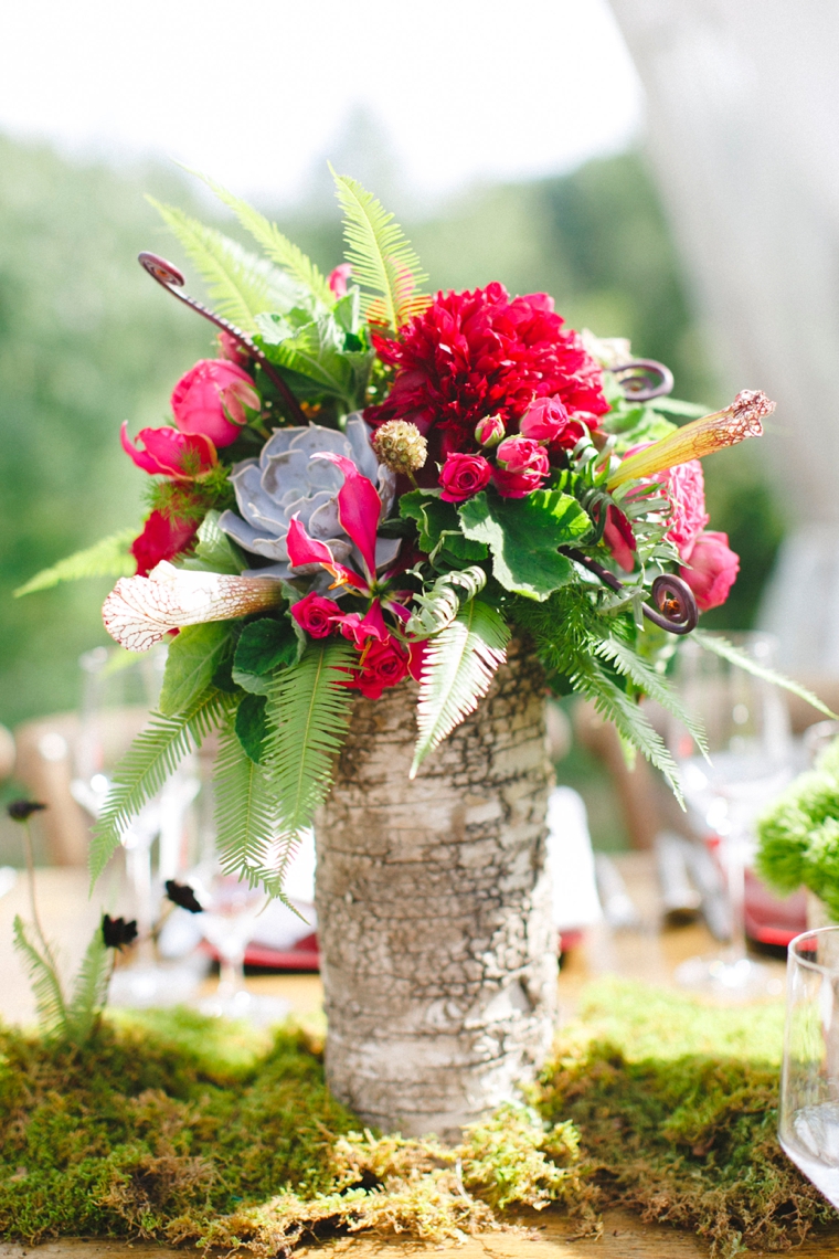 An Eclectic & Unique Red Wedding via TheELD.com