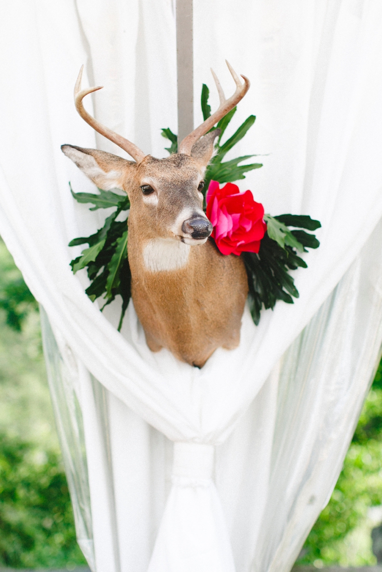 An Eclectic & Unique Red Wedding via TheELD.com