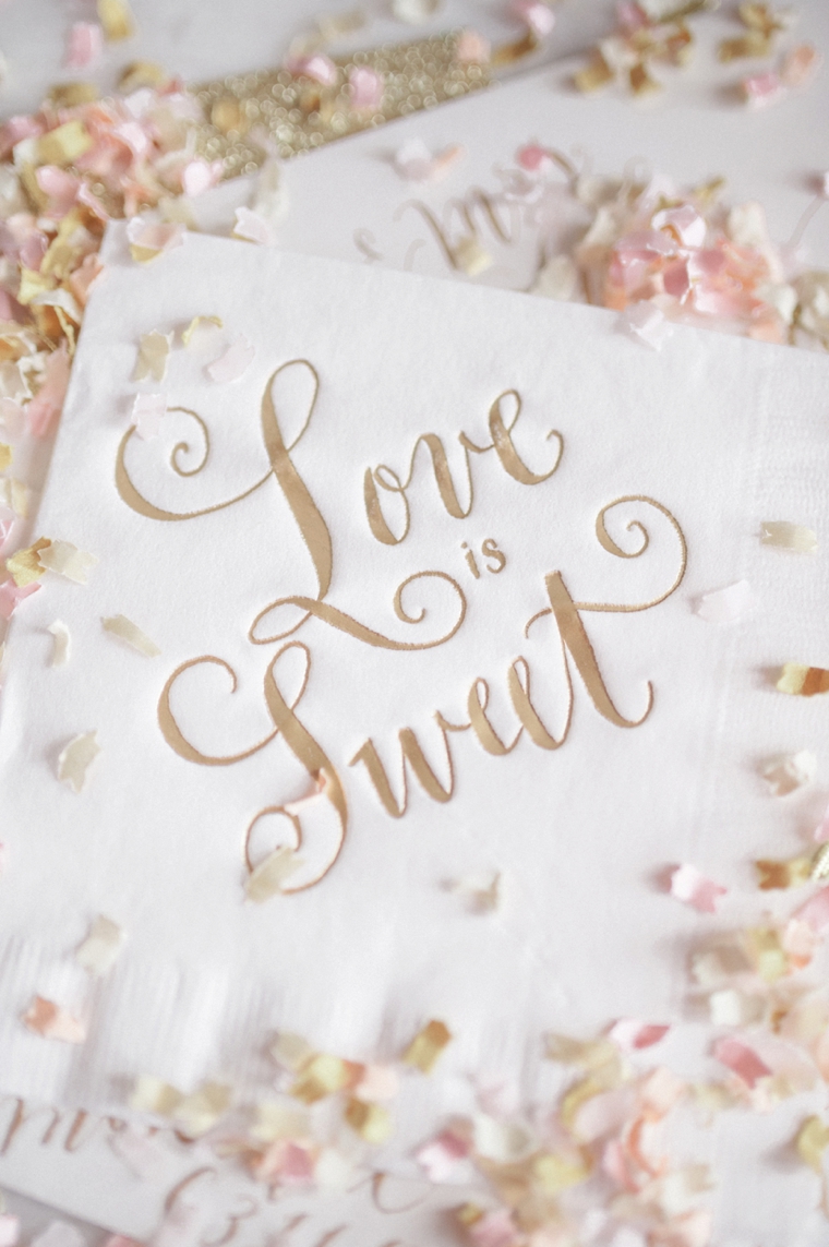 Blush and Gold Wedding Inspiration via TheELD.com