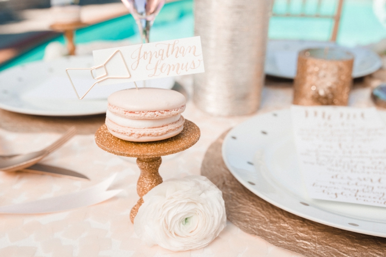 Blush and Gold Wedding Inspiration via TheELD.com