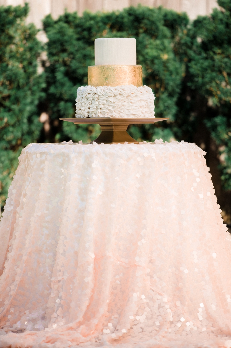 Blush and Gold Wedding Inspiration via TheELD.com