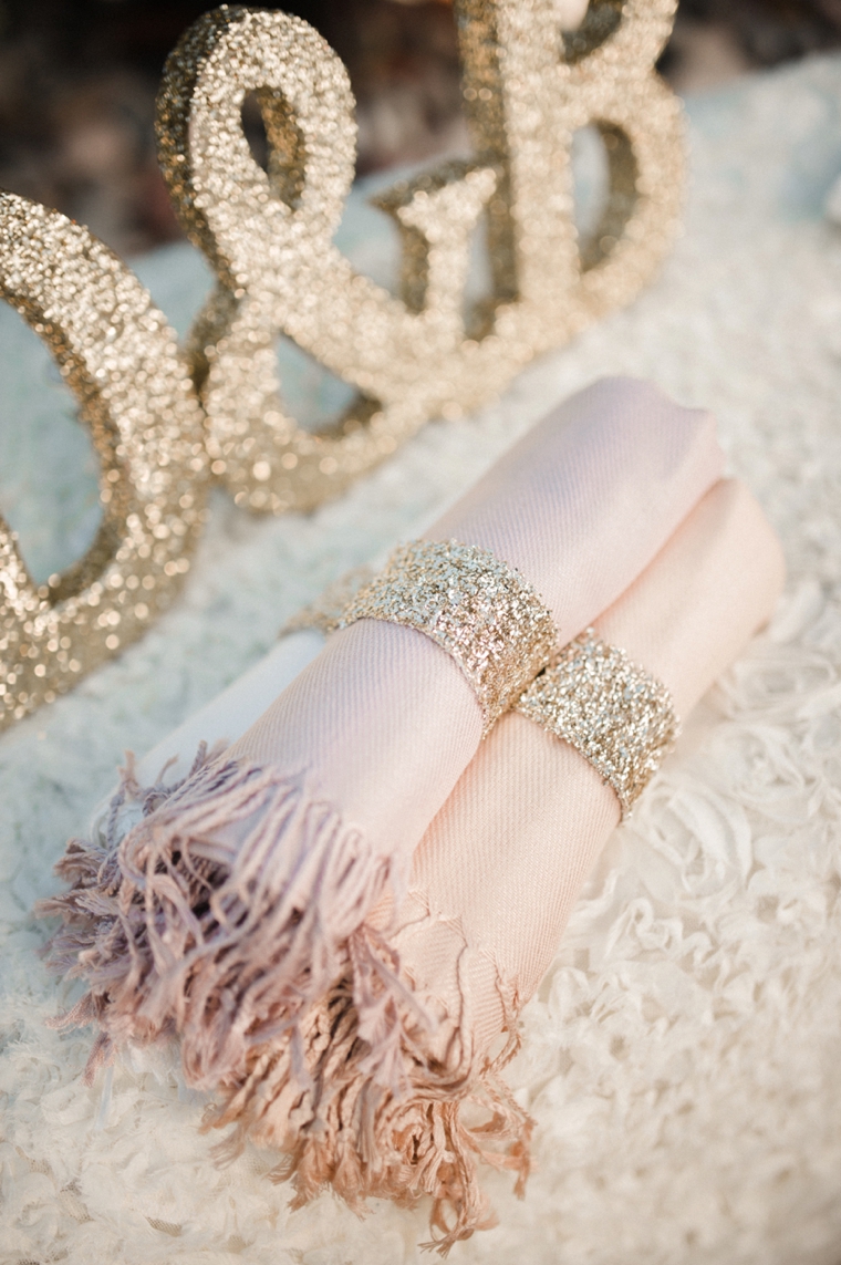 Blush and Gold Wedding Inspiration via TheELD.com