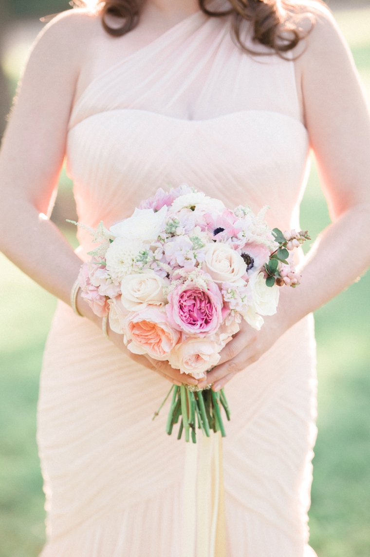 Blush and Gold Wedding Inspiration via TheELD.com