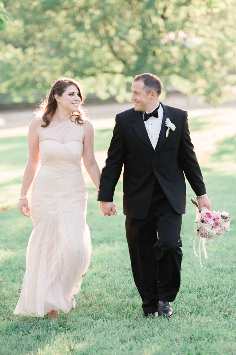 Blush and Gold Wedding Inspiration via TheELD.com