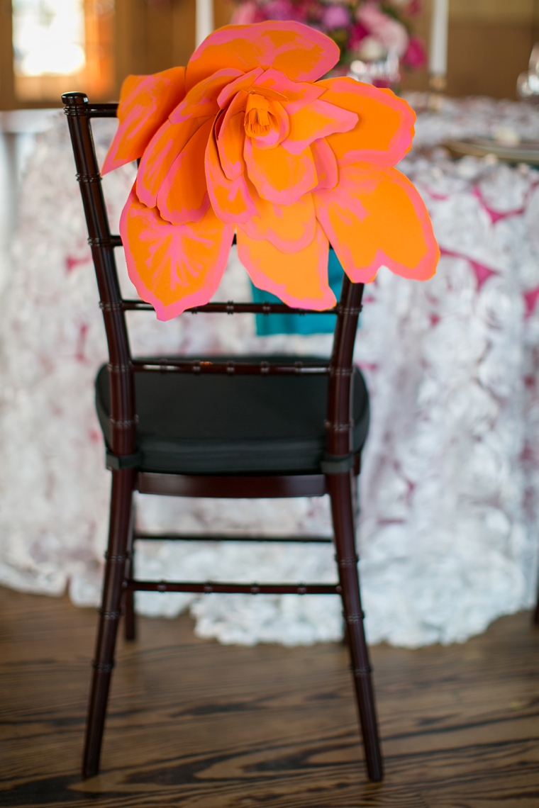 Bright, Bold Pink and Teal Wedding Ideas via TheELD.com