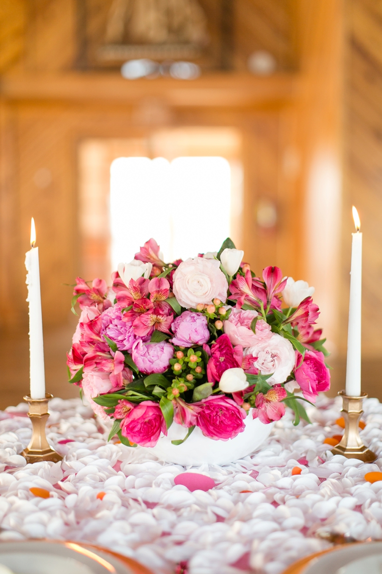 Bright, Bold Pink and Teal Wedding Ideas via TheELD.com