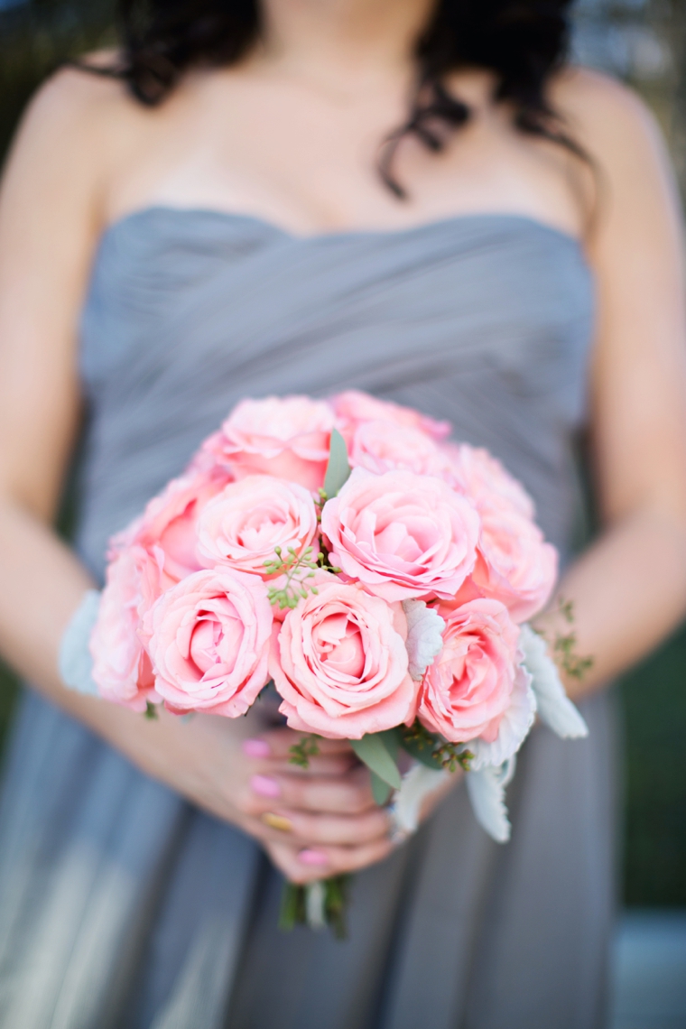 Modern Chic Champagne and Pink Wedding via TheELD.com