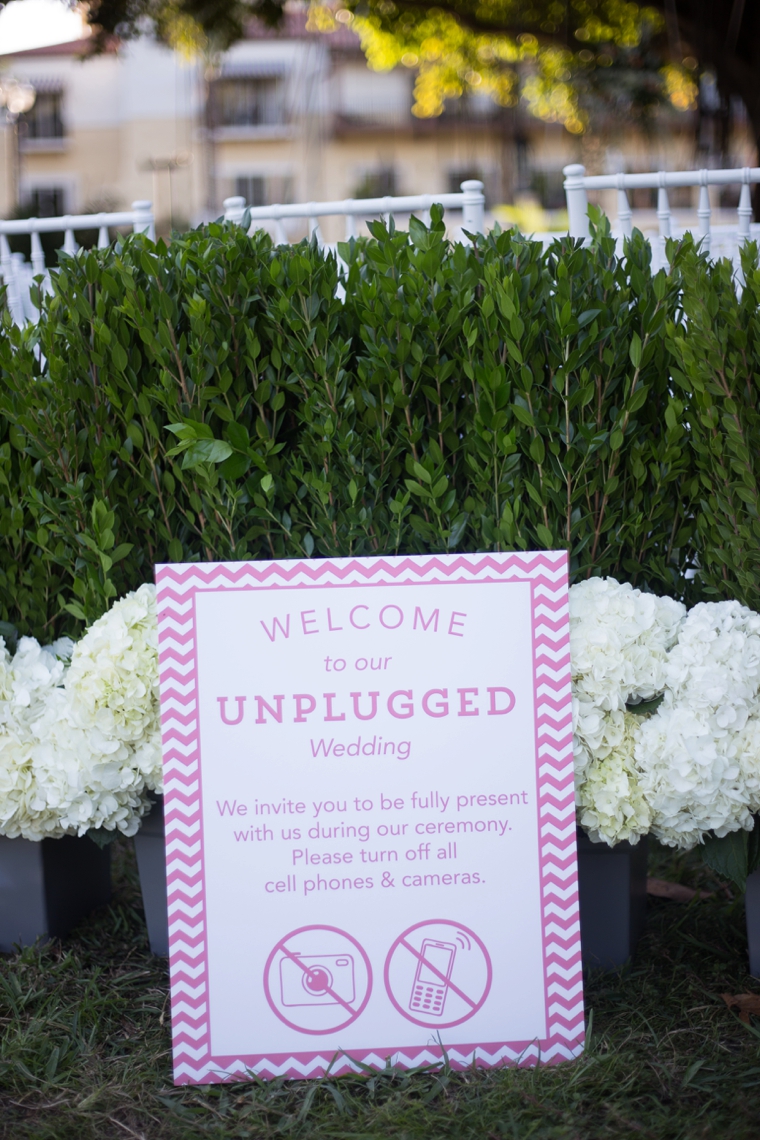 Modern Chic Champagne and Pink Wedding via TheELD.com