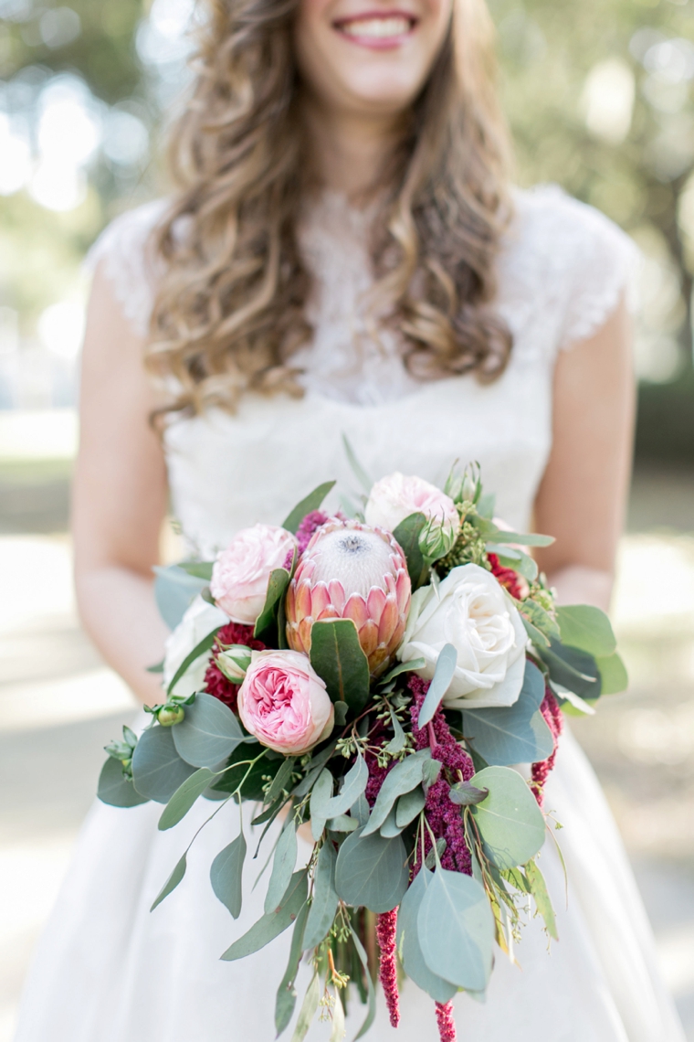 Pink and Red Valentines Day Wedding Ideas via TheELD.com