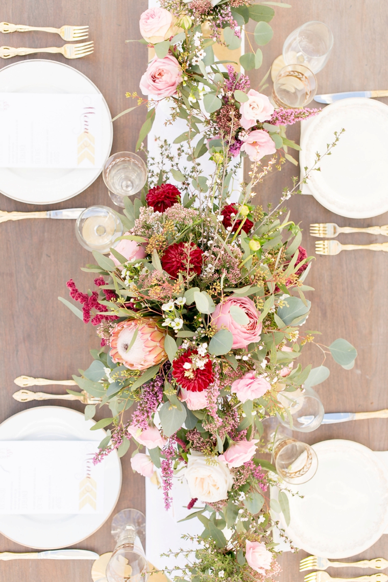 Romantic and Eclectic Red Wedding Ideas via TheELD.com