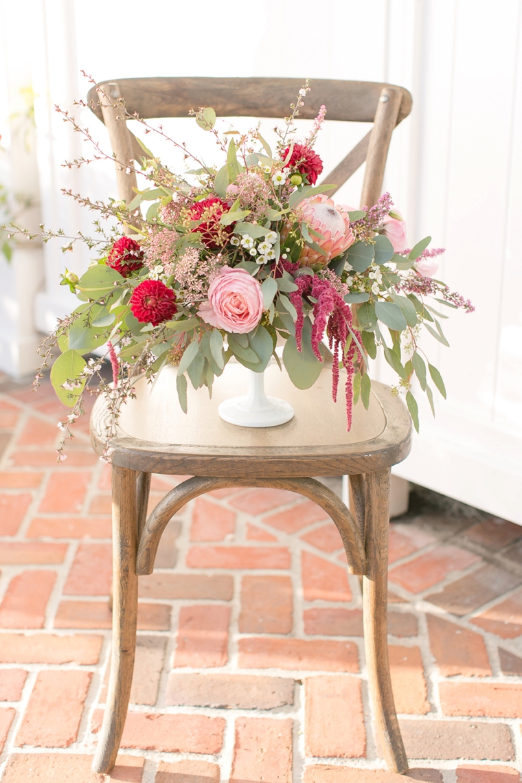 Romantic and Eclectic Red Wedding Ideas via TheELD.com