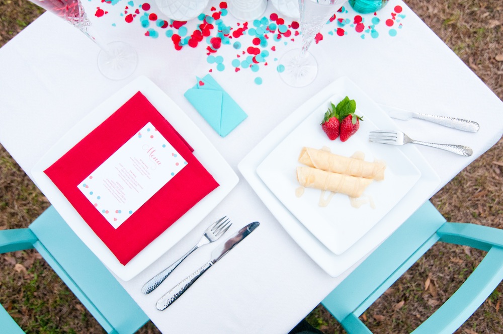 Pink and Red Valentines Day Wedding Ideas via TheELD.com