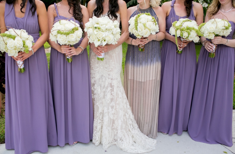 An Elegant Garden Inspired Lavender Wedding via TheELD.com