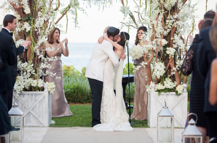 An Elegant Garden Inspired Lavender Wedding via TheELD.com