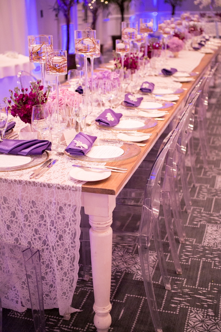 An Elegant Garden Inspired Lavender Wedding via TheELD.com