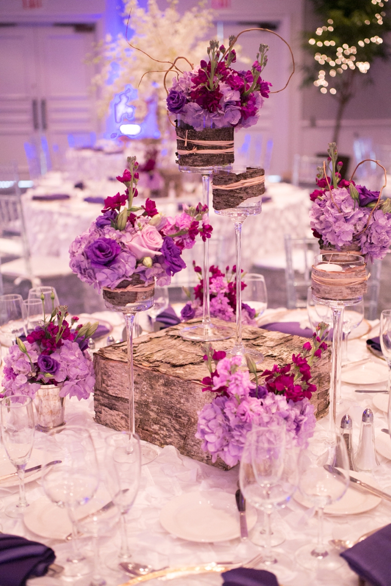 An Elegant Garden Inspired Lavender Wedding via TheELD.com