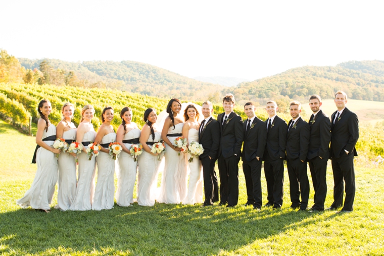 A Colorful Virginia Vineyard Wedding via TheELD.com