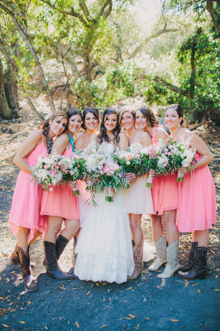 A Glamorous California Ranch Wedding via TheELD.com