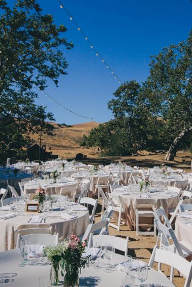 A Glamorous California Ranch Wedding via TheELD.com