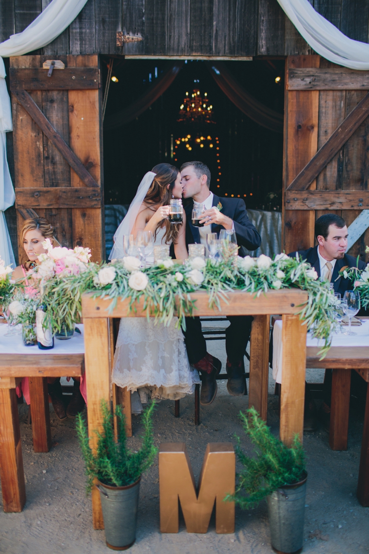 A Glamorous California Ranch Wedding via TheELD.com