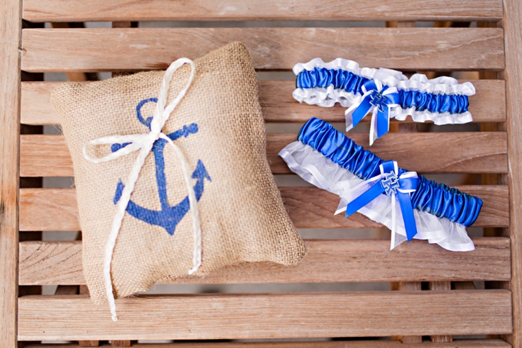 A Nautical Coral and Navy Wedding via TheELD.com