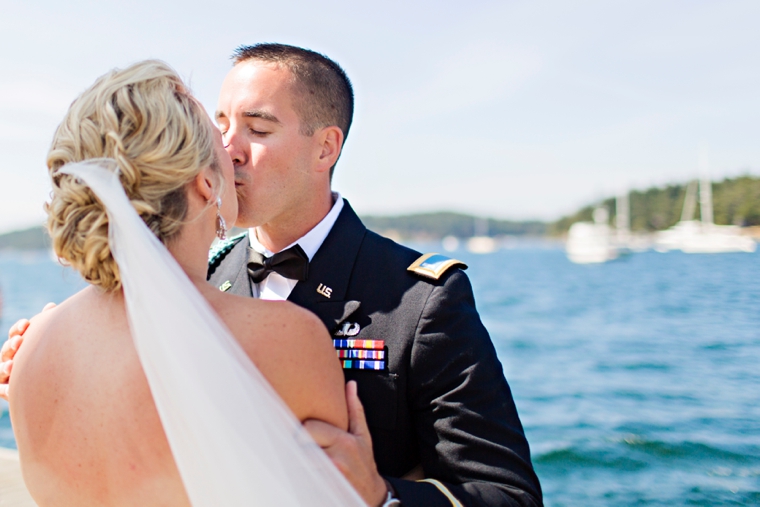 A Nautical Coral and Navy Wedding via TheELD.com