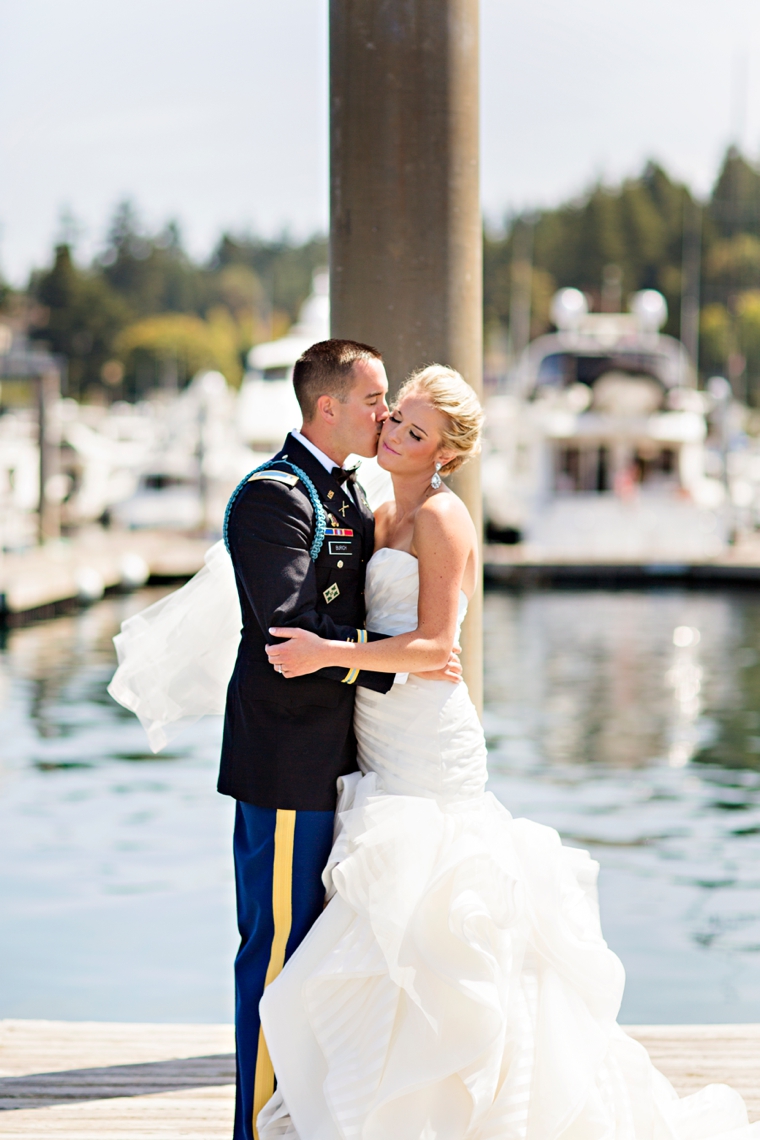 A Nautical Coral and Navy Wedding via TheELD.com