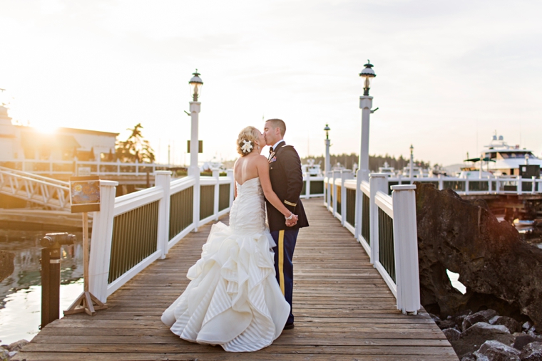 A Nautical Coral and Navy Wedding via TheELD.com