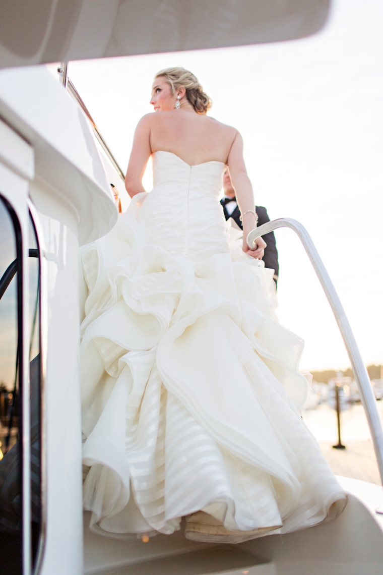 A Nautical Coral and Navy Wedding via TheELD.com