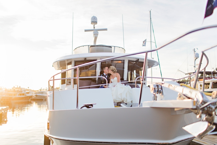 A Nautical Coral and Navy Wedding via TheELD.com