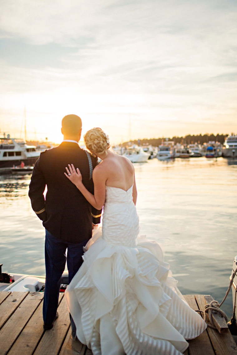 A Nautical Coral and Navy Wedding via TheELD.com