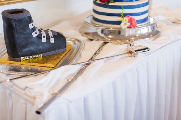 A Nautical Coral and Navy Wedding via TheELD.com