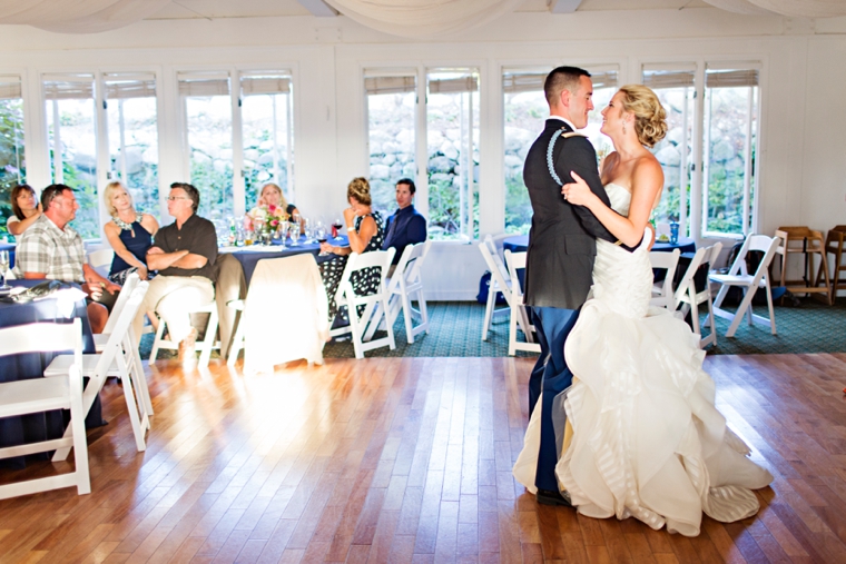 A Nautical Coral and Navy Wedding via TheELD.com