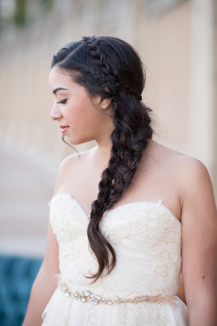 Elegant Bohemian Bridal Inspiration via TheELD.com