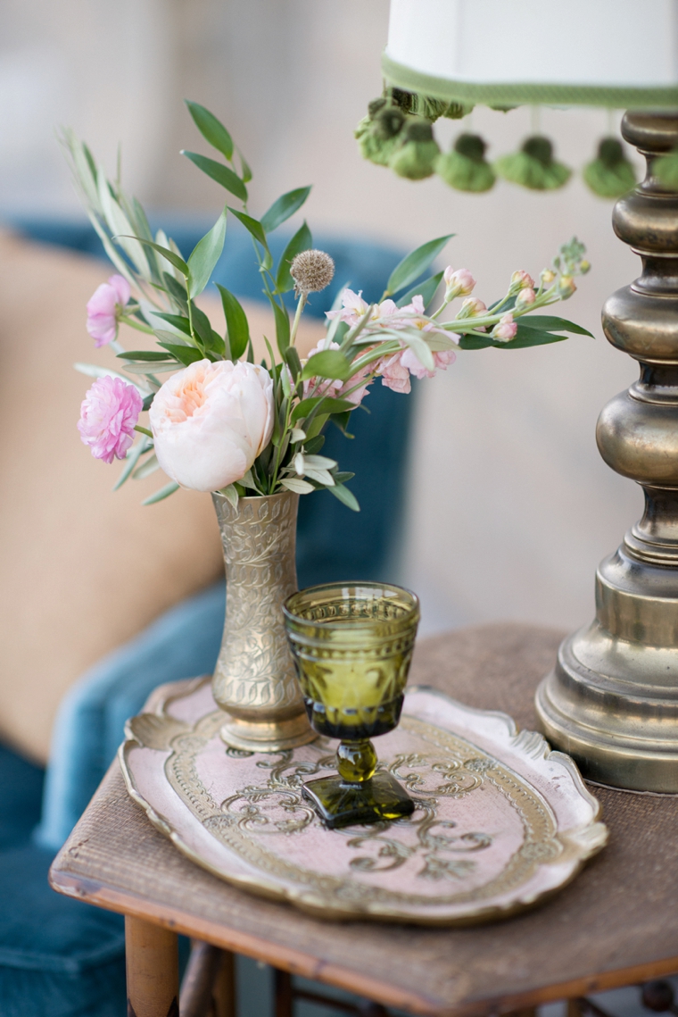 Elegant Bohemian Bridal Inspiration via TheELD.com