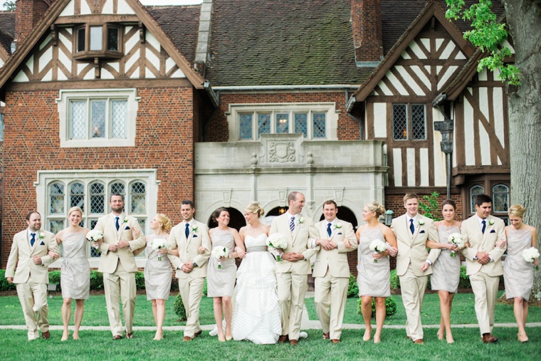 A Classic Navy and White Wedding via TheELD.com