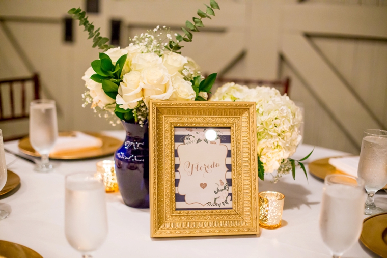 Elegant Gold and White Garden Wedding via TheELD.com