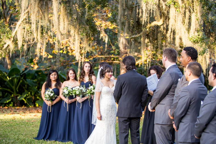 Elegant Gold and White Garden Wedding via TheELD.com