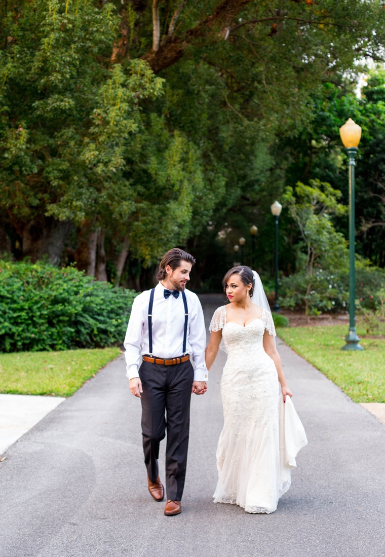 Elegant Gold and White Garden Wedding via TheELD.com