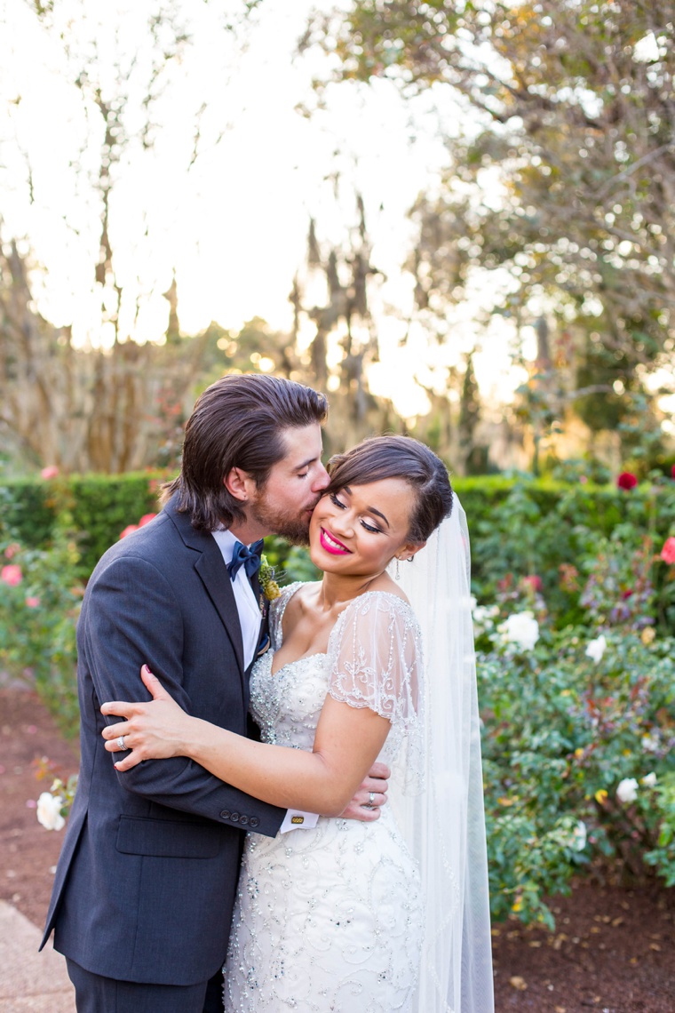 Elegant Gold and White Garden Wedding via TheELD.com