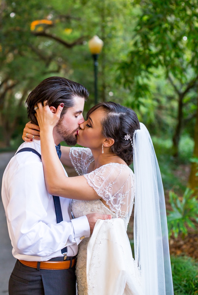 Elegant Gold and White Garden Wedding via TheELD.com