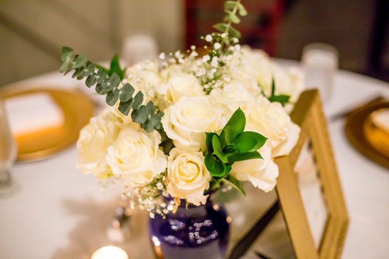 Elegant Gold and White Garden Wedding via TheELD.com