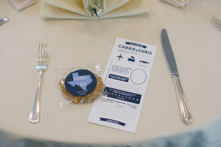 Navy and Peach Garden Wedding via TheELD.com