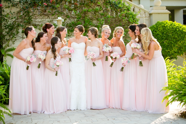 An Elegant Blush and Gold Wedding via TheELD.com