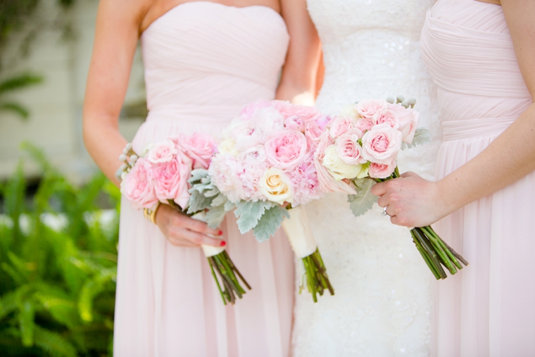 An Elegant Blush and Gold Wedding via TheELD.com